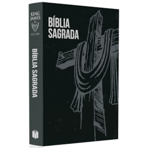 Bíblia Sagrada Cruz e Manto | KJA  | Letra Maior | Capa Dura