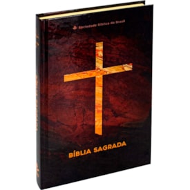Bíblia Sagrada Cruz Mármore | ARC | Letra Normal | Capa Dura Evangelismo