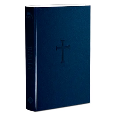 Bíblia Sagrada Cruz | NVI | Capa Flexível Azul