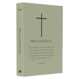 Bíblia Sagrada Cruz | NVI | Letra Normal | Capa Dura Verde