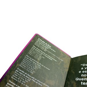 Bíblia Sagrada Cruz Prata| Letra Normal | NAA | Capa Dura Vinho