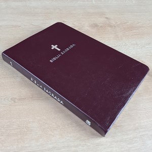 Bíblia Sagrada Cruz Vinho | ACF | Letra Maior | Capa Luxo