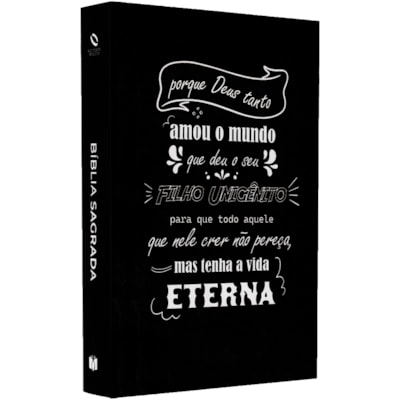 Bíblia Sagrada Deus Amou o Mundo | NAA | Letra Normal | Capa Dura