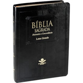 Bíblia Sagrada Dicionário e Concordância | ARA | Letra Grande | Preta Luxo