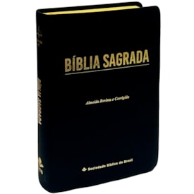 Bíblia Sagrada Economica | ARC | Letra Gigante | Capa Preto Luxo