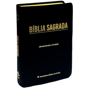 Bíblia Sagrada Economica | ARC | Letra Gigante | Capa Preto Luxo