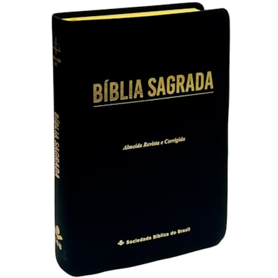 Bíblia Sagrada Economica | ARC | Letra Gigante | Capa Preto Luxo