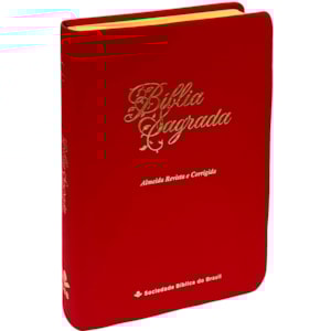 Bíblia Sagrada Economica | ARC | Letra Gigante | Capa Vermelho Luxo