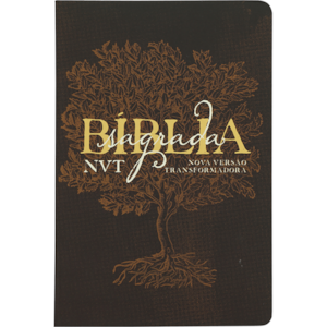 Bíblia Sagrada Éden Marrom | NVT | Letra Grande | Capa Dura Soft Touch