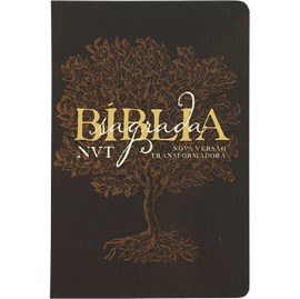 Bíblia Sagrada Éden Marrom | NVT | Letra Grande | Capa Dura Soft Touch