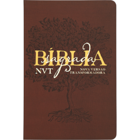 Bíblia Sagrada Éden Vinho | NVT | Letra Grande | Capa Dura Soft Touch