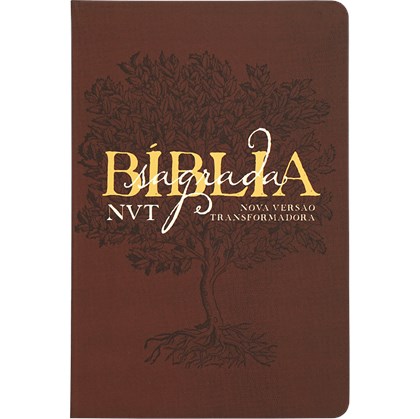 Bíblia Sagrada Éden Vinho | NVT | Letra Grande | Capa Dura Soft Touch