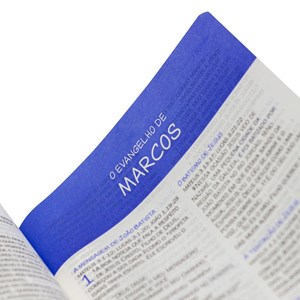 Bíblia Sagrada | Edição com  Letras Maiúsculas | NTLH | Capa Luxo Azul