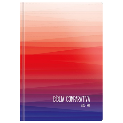 Segunda imagem do produto Bíblia Sagrada Edição Comparativa | ARC e NVI | Letra Média | Capa Dura Degradê