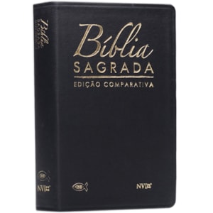 Bíblia Sagrada Edição Comparativa | ARC e NVI | Letra Média | Capa Luxo
