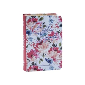 Bíblia Sagrada | Edição de Bolso| NAA | Capa Semiflexível Flor 2