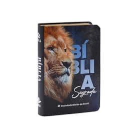 Bíblia Sagrada | Edição de Bolso| NAA | Capa Semiflexível Leão