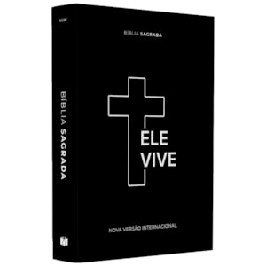Bíblia Sagrada Ele Vive | NVI | Letra Maior | Capa Dura Ilustrada