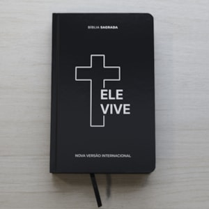 Segunda imagem do produto Bíblia Sagrada Ele Vive | NVI | Letra Maior | Capa Dura Ilustrada