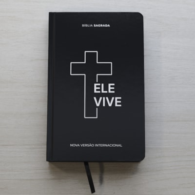 Segunda imagem do produto Bíblia Sagrada Ele Vive | NVI | Letra Maior | Capa Dura Ilustrada