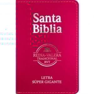 Bíblia Sagrada em Espanhol | RVT | Letra Super Gigante | Luxo Pink