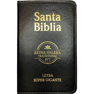Bíblia Sagrada em Espanhol | RVT | Letra Super Gigante | Luxo Preta