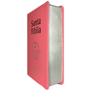 Bíblia Sagrada em Espanhol | RVT | Letra Super Gigante | Luxo Rosa