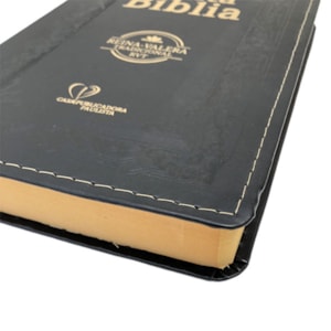 Segunda imagem do produto Bíblia Sagrada em Espanhol RVT | Preto Luxo C/ Dourado