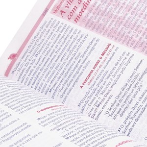 Bíblia Sagrada Entre Meninas e Deus | Letra Normal | NTLH | Capa Primavera Jeans Pink Luxo