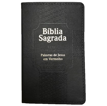 Bíblia Sagrada Estrela Harpa Avivada | ARC | Letra Ultragigante | Capa Preta