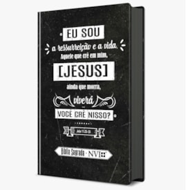 Segunda imagem do produto Bíblia Sagrada Eu Sou a Ressurreição | NVI | Letra Normal | Capa Dura