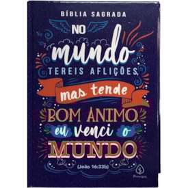 Bíblia Sagrada Eu venci o mundo | ACF | Letra Normal | Capa Dura