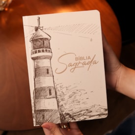 Segunda imagem do produto Bíblia Sagrada Farol Ilustrado | KJA | Letra Maior | Capa Dura