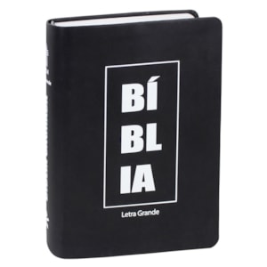 Bíblia Sagrada Fé, Esperança e Amor | NTLH | Letra Grande | Capa Semi-luxo Preta