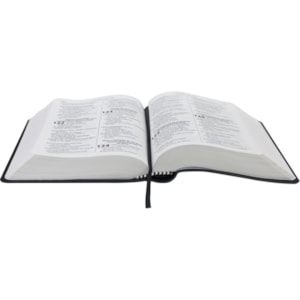 Segunda imagem do produto Bíblia Sagrada Fé, Esperança e Amor | NTLH | Letra Grande | Capa Semi-luxo Preta