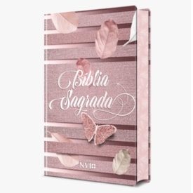 Segunda imagem do produto Bíblia Sagrada Feminina Borboleta | NVI | Letra Normal | Capa Dura