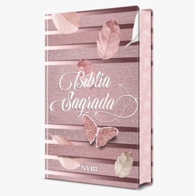 Segunda imagem do produto Bíblia Sagrada Feminina Borboleta | NVI | Letra Normal | Capa Dura