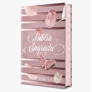 Segunda imagem do produto Bíblia Sagrada Feminina Borboleta | NVI | Letra Normal | Capa Dura