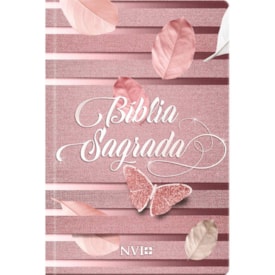 Bíblia Sagrada Feminina Borboleta | NVI | Letra Normal | Capa Dura
