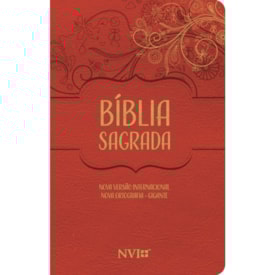 Bíblia Sagrada Feminina | NVI | Letra Gigante | Nova Ortografia Capa Luxo Vermelha