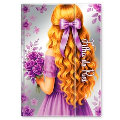 Bíblia Sagrada Filha do Rei | ARC | Letra Gigante| Harpa e Corinhos | Capa Dura Carteira Lilás