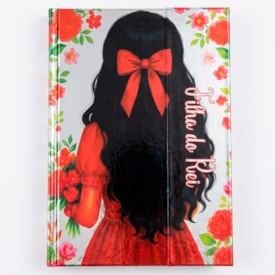 Bíblia Sagrada Filha do Rei | ARC | Letra Gigante| Harpa e Corinhos | Capa Dura Carteira Vermelha