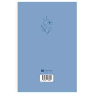 Segunda imagem do produto Bíblia Sagrada Flor Minimalista Azul | NAA | Letra Normal | Capa Ilustrada