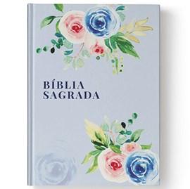 Bíblia Sagrada Floral Alegria | NAA | Letra Normal | Capa Dura