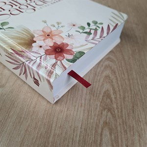 Bíblia Sagrada Floral Rosê | NVI | Letra Grande | Capa Dura