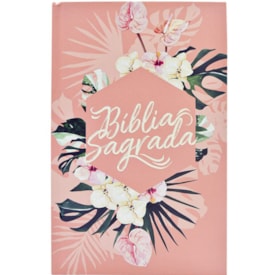 Bíblia Sagrada Flores | ACF | Letra Normal | Capa Dura