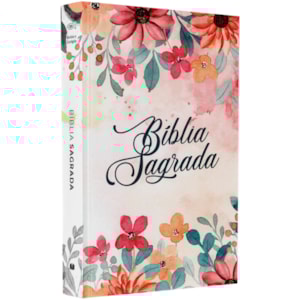 Bíblia Sagrada Flores | ARC | Letra Normal | Capa Brochura