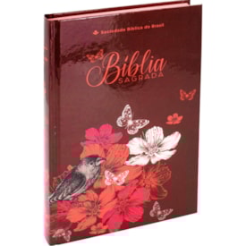 Bíblia Sagrada Flores | ARC | Letra Normal | Capa Dura Evangelismo