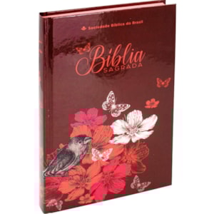 Bíblia Sagrada Flores | ARC | Letra Normal | Capa Dura Evangelismo