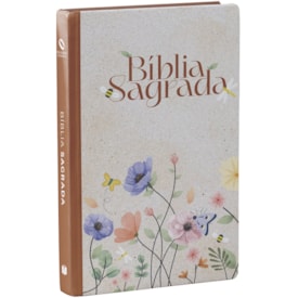 Bíblia Sagrada Flores | NAA | Letra Normal | Capa Dura